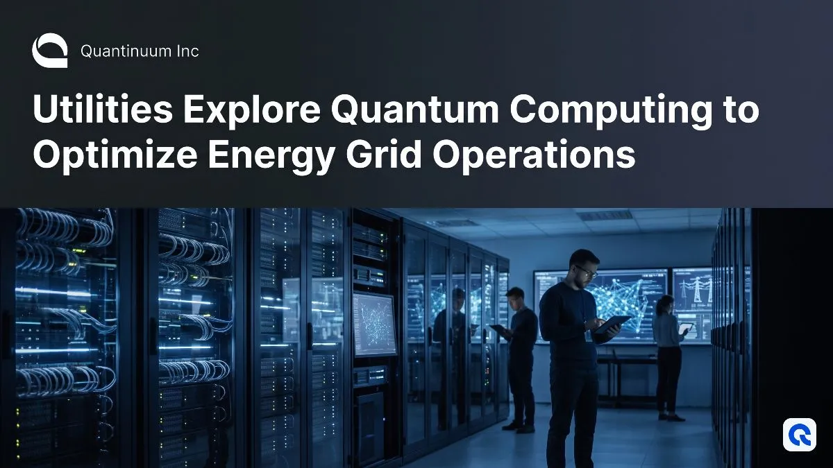 Utilities Explore Quantum Computing to Optimize Energy Grid Operations