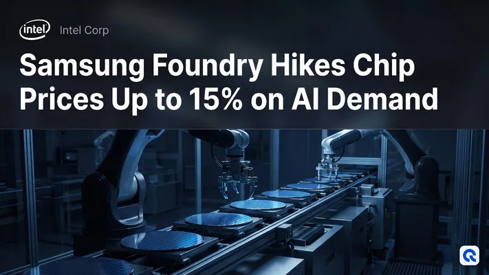 Samsung Foundry Hikes Chip Prices Up to 15% on AI Demand