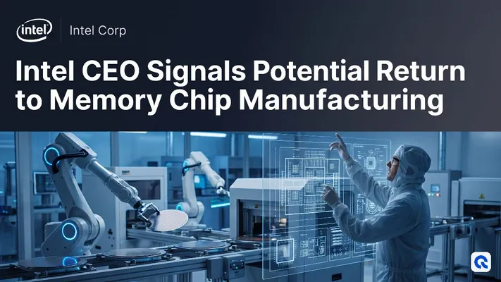 Intel CEO Signals Potential Return to Memory Chip Manufacturing