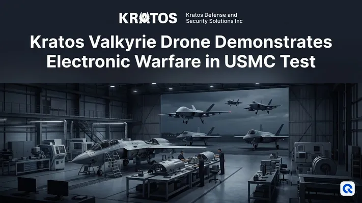 Kratos Valkyrie Drone Demonstrates Electronic Warfare in USMC Test
