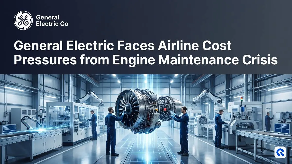 General Electric Faces Airline Cost Pressures from Engine Maintenance Crisis