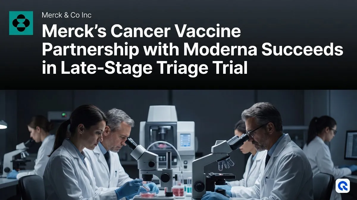Merck's Cancer Vaccine Partnership with Moderna Succeeds in Late-Stage Trial