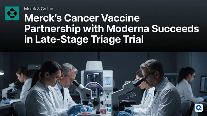 Merck's Cancer Vaccine Partnership with Moderna Succeeds in Late-Stage Trial