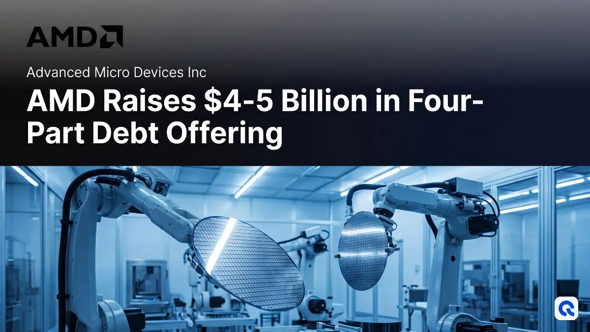 AMD Raises $4-5 Billion in Four-Part Debt Offering