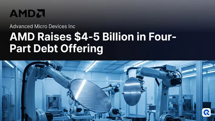 AMD Raises $4-5 Billion in Four-Part Debt Offering