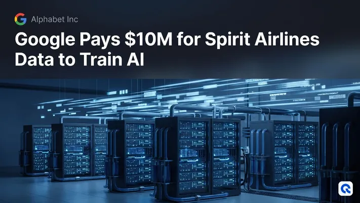 Google Pays $10M for Spirit Airlines Data to Train AI
