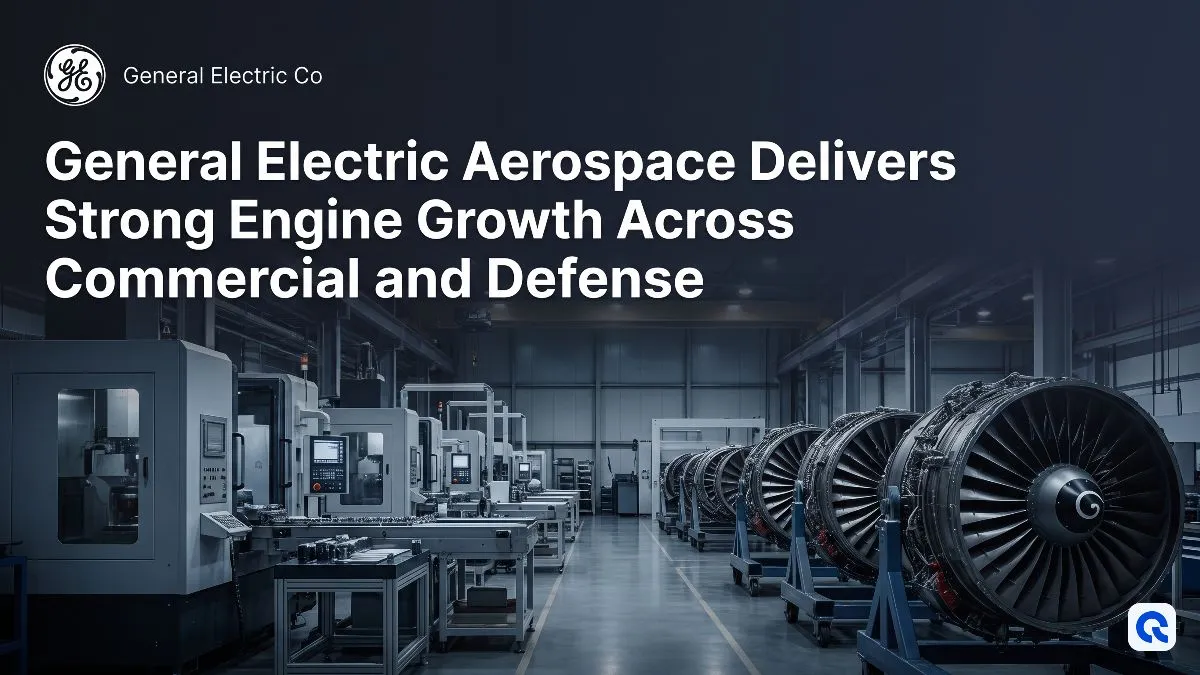 General Electric Aerospace Delivers Strong Engine Growth Across Commercial and Defense