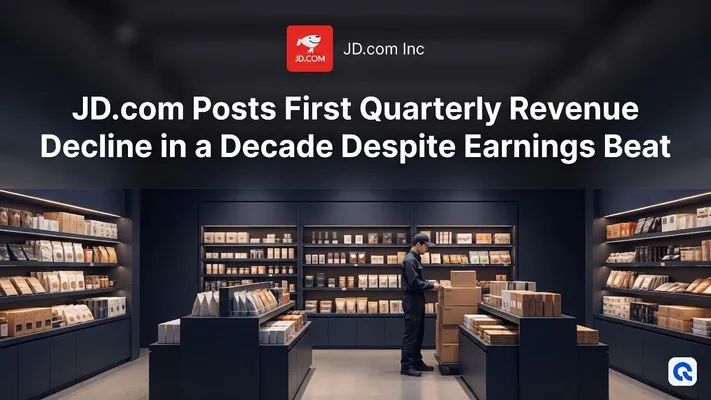 JD.com Posts First Quarterly Revenue Decline in a Decade Despite Earnings Beat