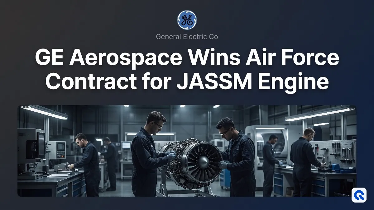 GE Aerospace Wins Air Force Contract for JASSM Engine