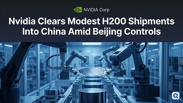 Nvidia Clears Modest H200 Shipments Into China Amid Beijing Controls