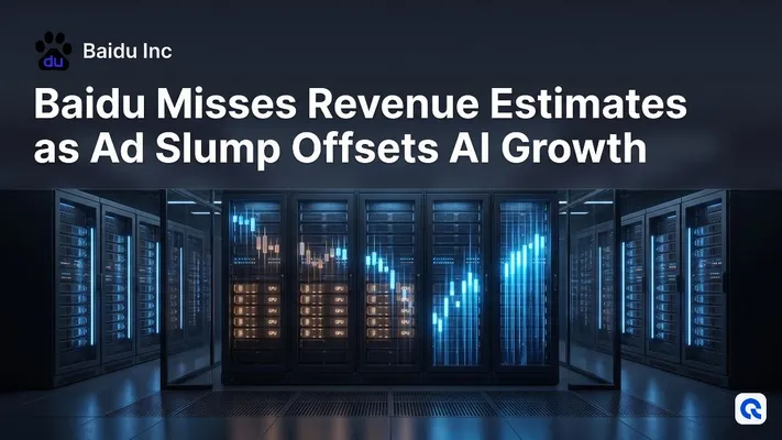 Baidu Misses Revenue Estimates as Ad Slump Offsets AI Growth
