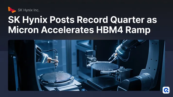 SK Hynix Posts Record Quarter as Micron Accelerates HBM4 Ramp